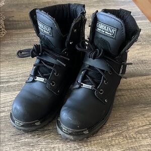 Womens Carolina 6” ankle strap side zipper logger boot